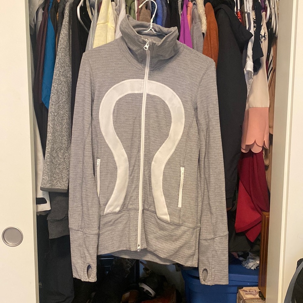 Lululemon cowl neck zip up